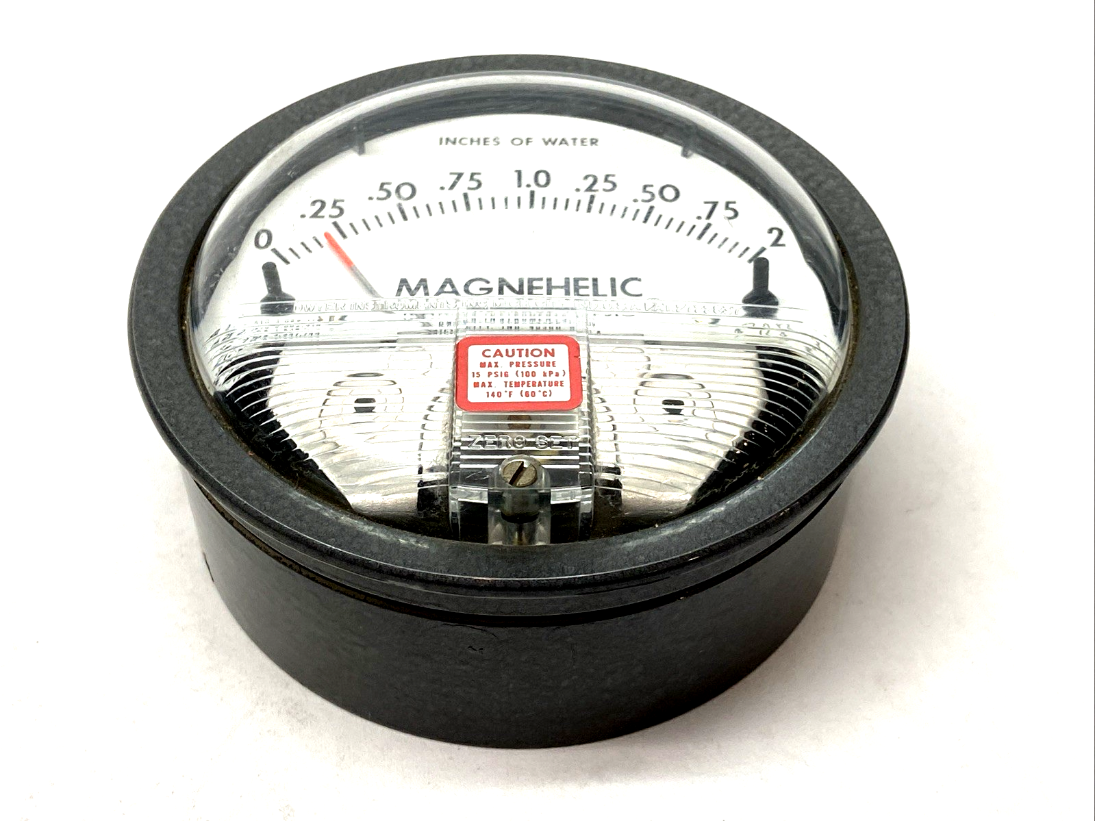 Dwyer Instruments 2002C Magnehelic Pressure Gauge Range 0-2" w.c. 15psig - Maverick Industrial Sales