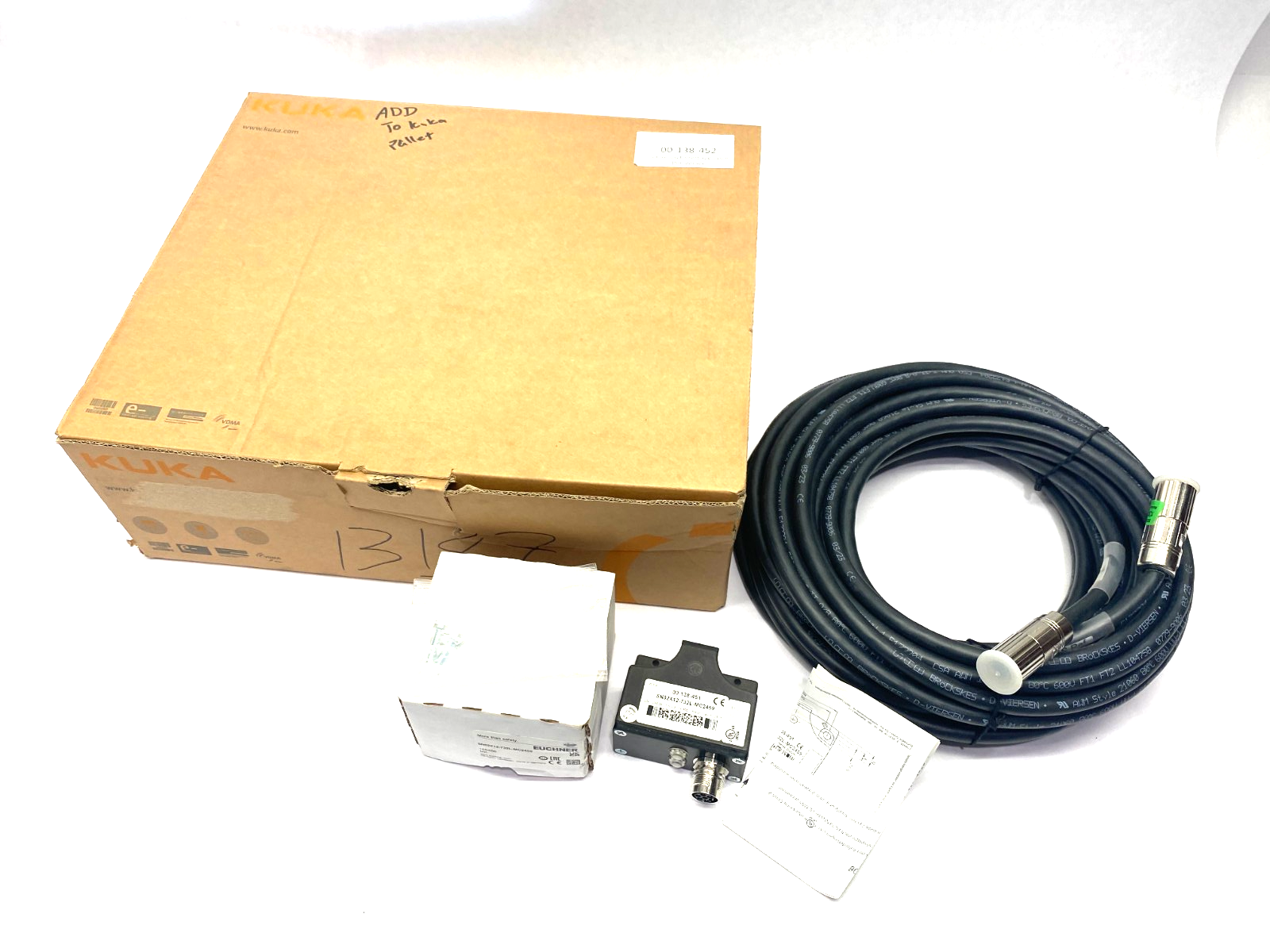 Kuka 00-138-452 Reference Switch Module, 15m Straight KRC4 Cable MISSING BRACKET - Maverick Industrial Sales