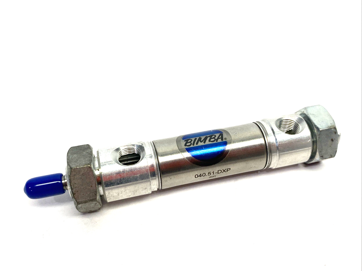 Bimba 040.51-DXP Round Body Pneumatic Cylinder, Tie Rod - Maverick Industrial Sales