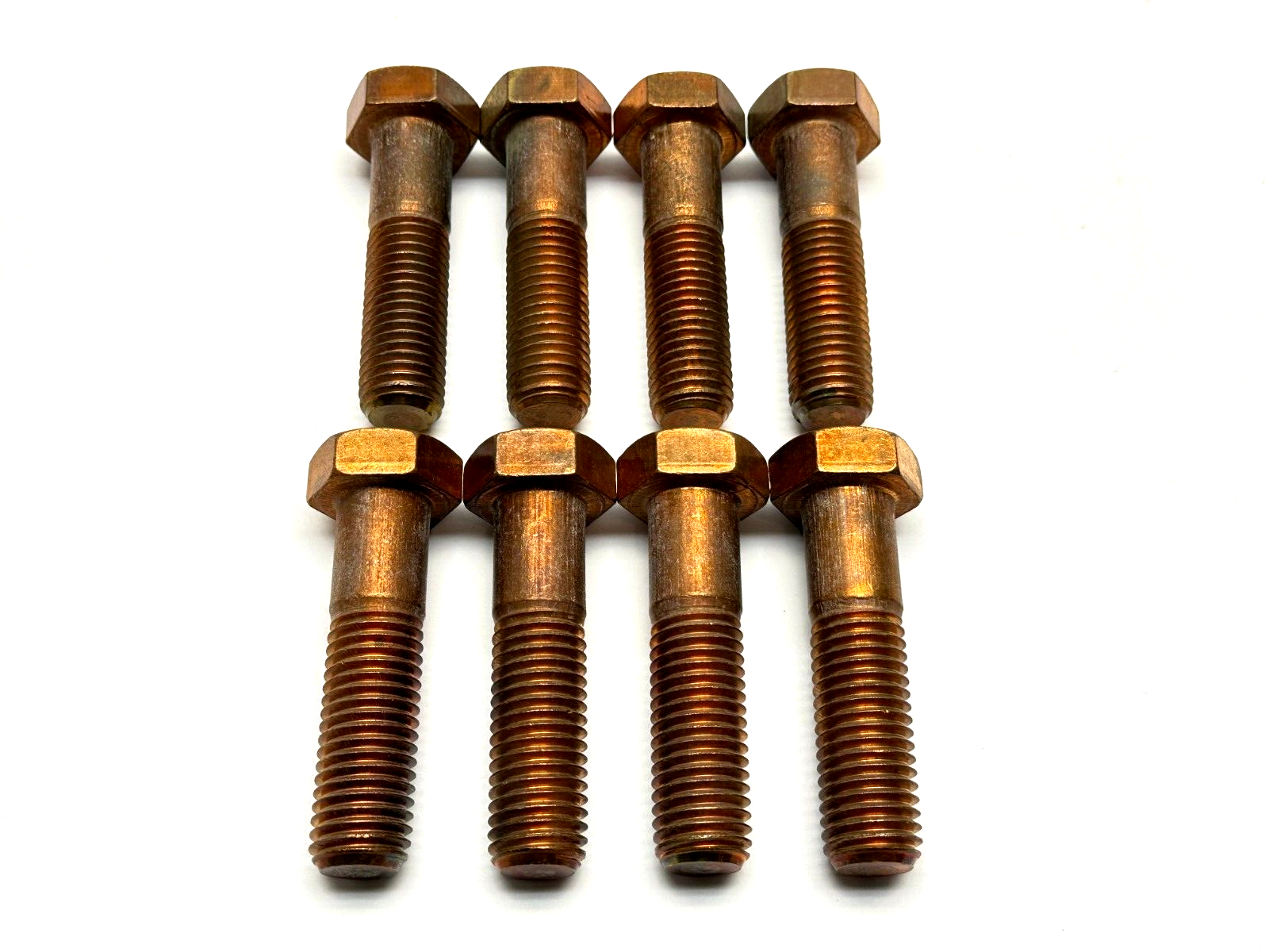 3/4" -10 UNC x 3" Hex Head Silicon Bronze LOT OF 8 - New – Open box - Maverick Industrial Sales