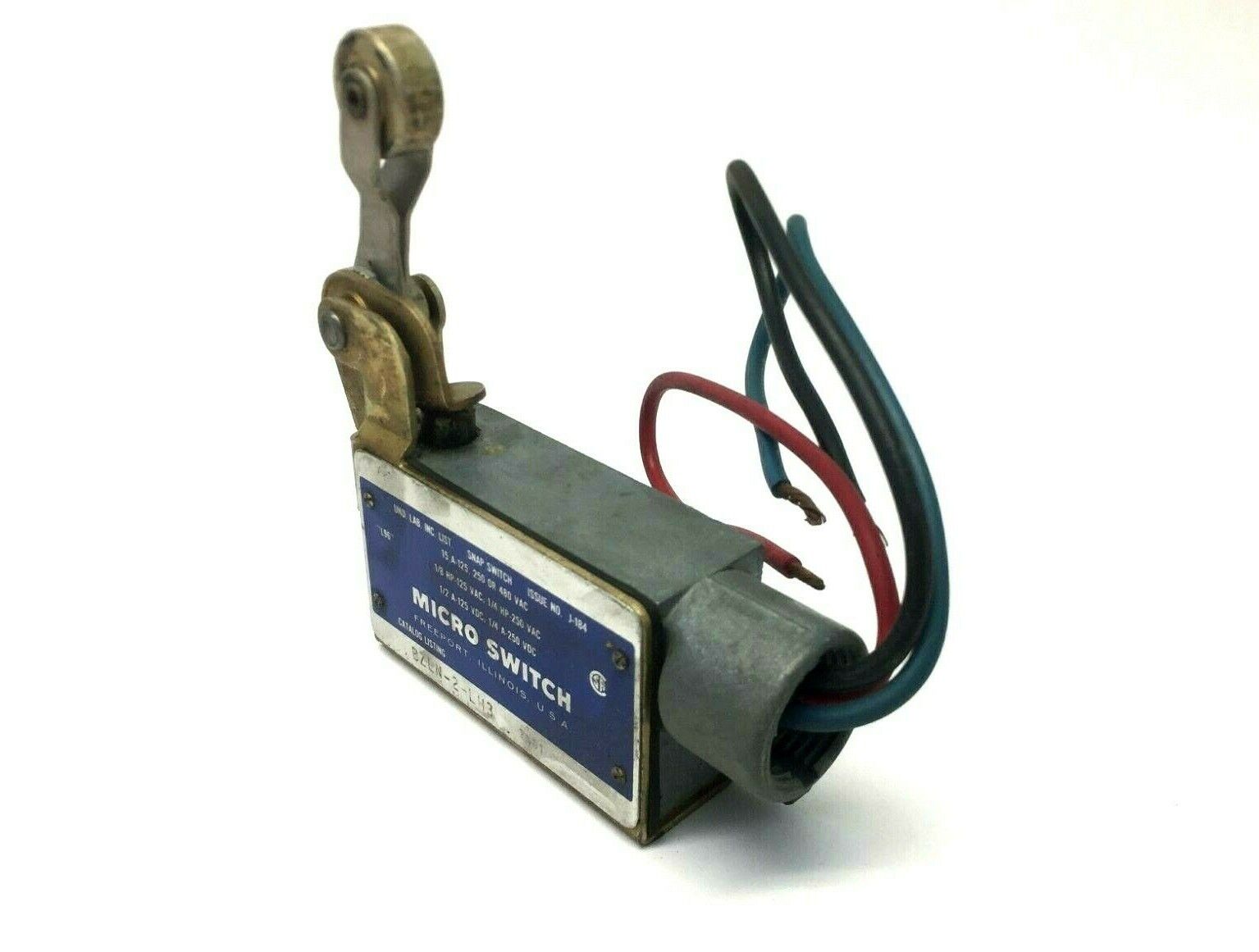 Honeywell Micro Switch BZLN-2-LH3 Limit Switch Enclosed SPDT 15 Amps NO/NC - Maverick Industrial Sales
