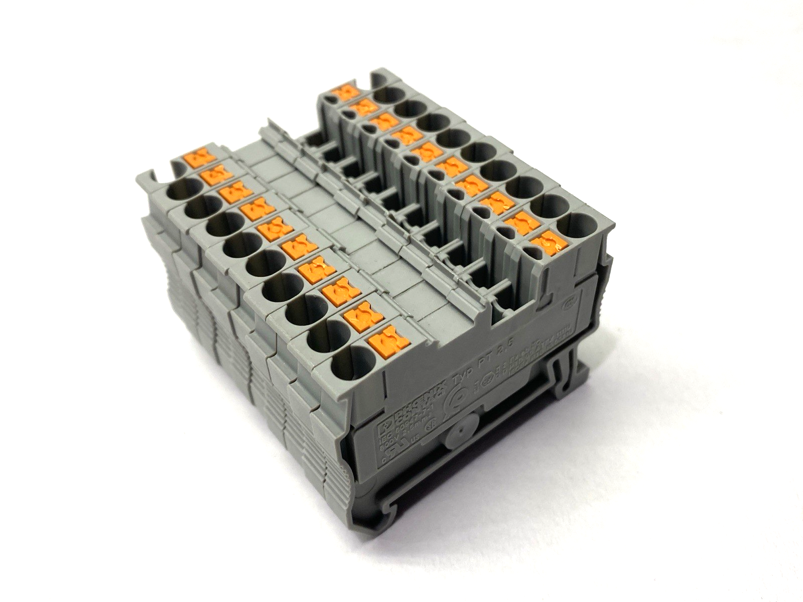 3209510 | Phoenix Contact PT 2,5 Feed-Through Terminal Block LOT OF 10 - Used - Maverick Industrial Sales