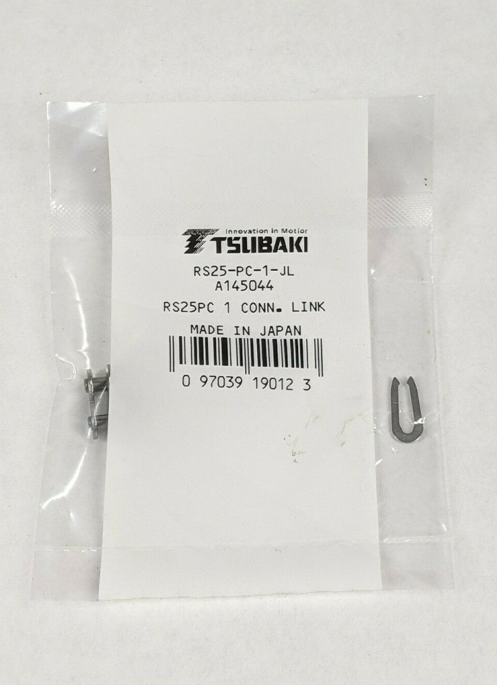 Tsubaki RS25-PC-1-JL Poly Steel Chain Connecting Link - New - Maverick Industrial Sales