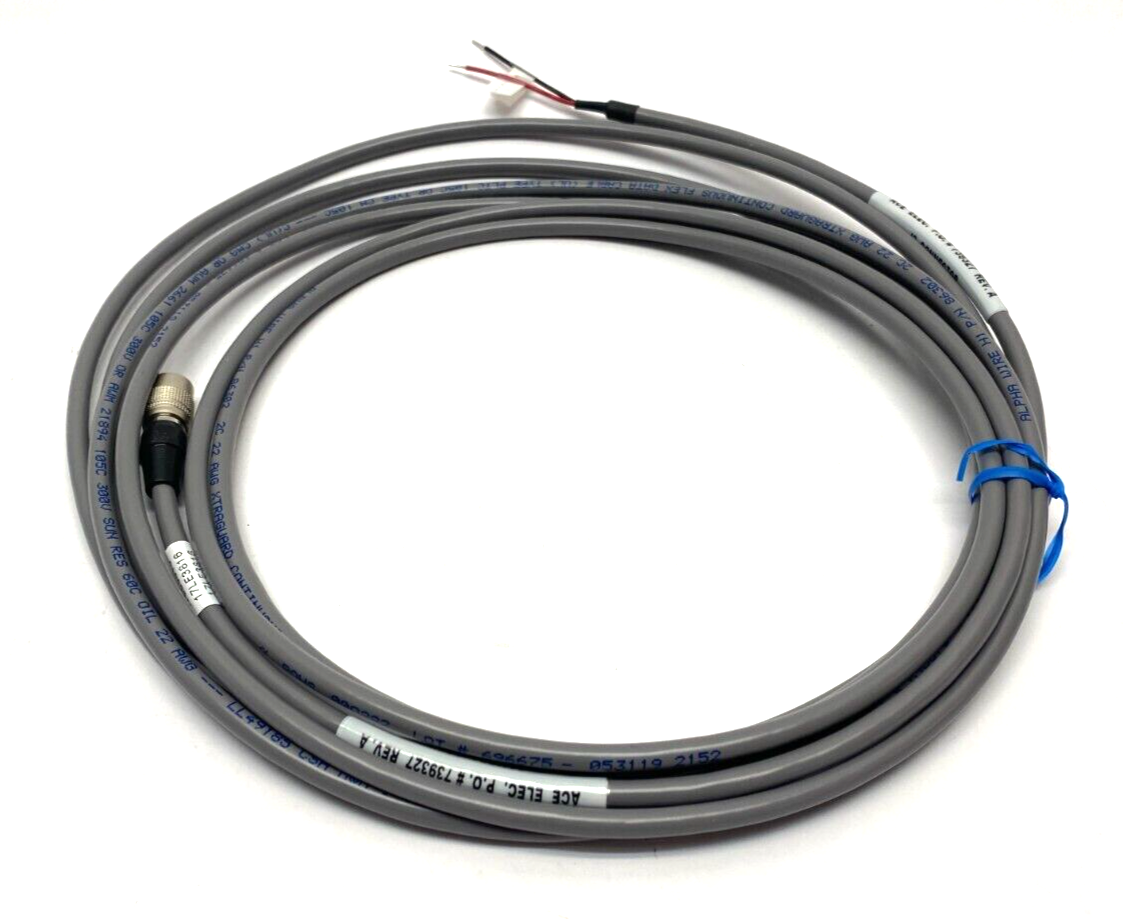 EE-7453-140-040 | Fanuc Rev A Single Ended Gige Camera Power Cable 24VDC - New – Open box - Maverick Industrial Sales