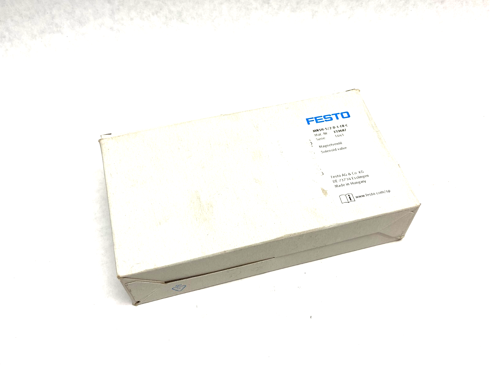 Festo MN1H-5/2-D-1-FR-C Solenoid Valve 5/2-Way, Monostable 159687 - Maverick Industrial Sales