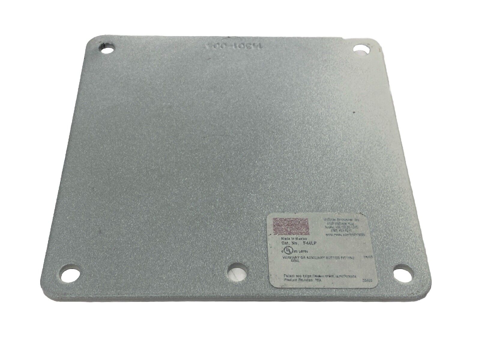 Hoffman F44LP Closure Plate Hinged-Cover Lay-in Wireway 4.00x4.00 Gray Steel - New – Open box - Maverick Industrial Sales