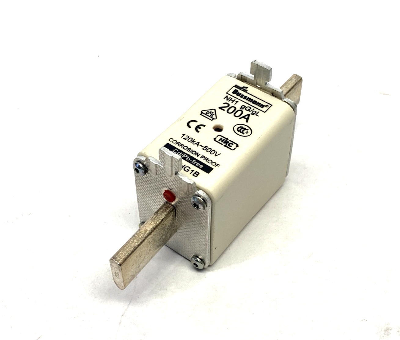 Bussmann 200NHG1B Blade Fuse 200A 500V GG/GL Size 1 - New – Open box - Maverick Industrial Sales