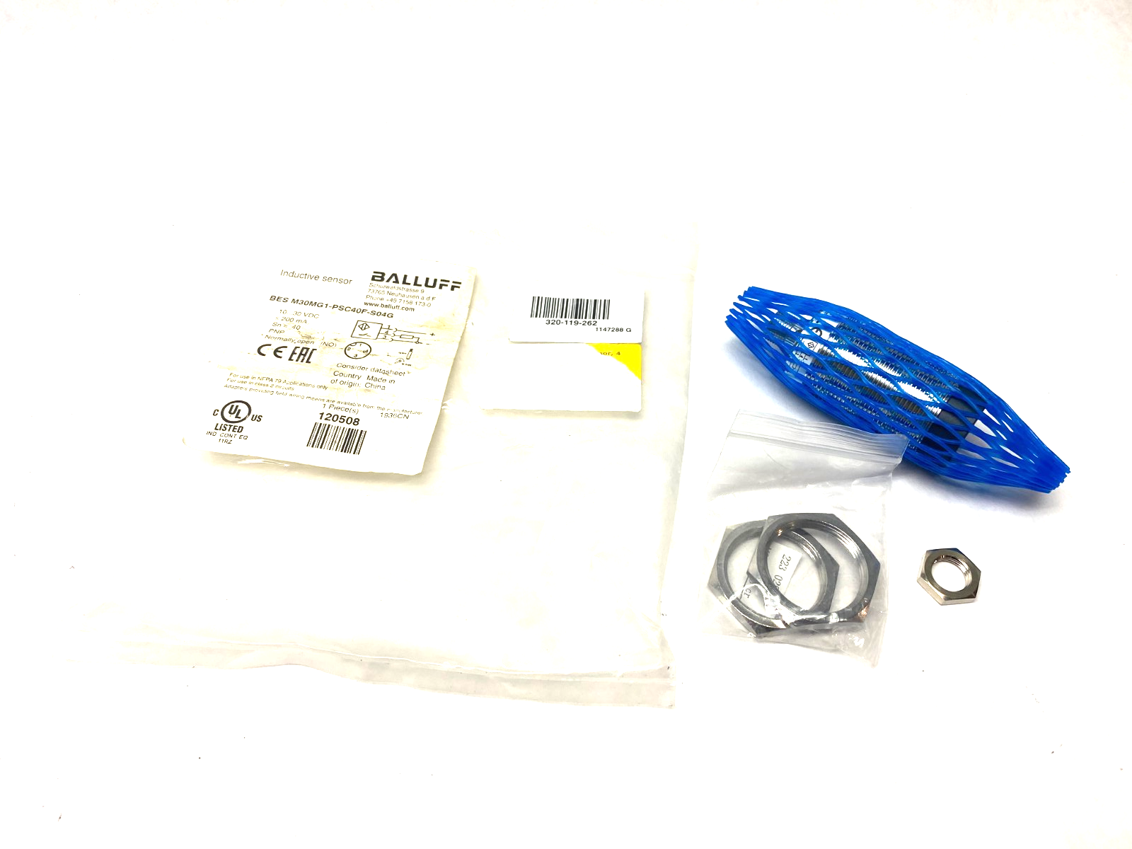 Balluff BES M30MG1-PSC40F-S04G Inductive Proximity Sensor BES02YJ - Maverick Industrial Sales