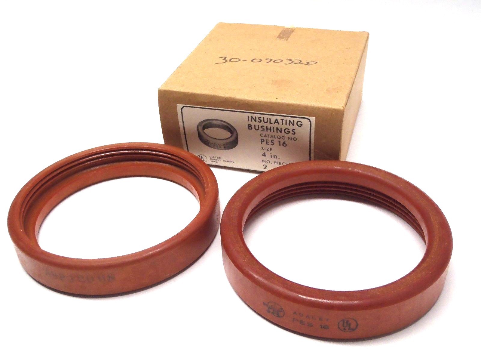 ASP12068 | Box of (2) Adalet PES 16 4” Insulating Bushings - New Other - Maverick Industrial Sales