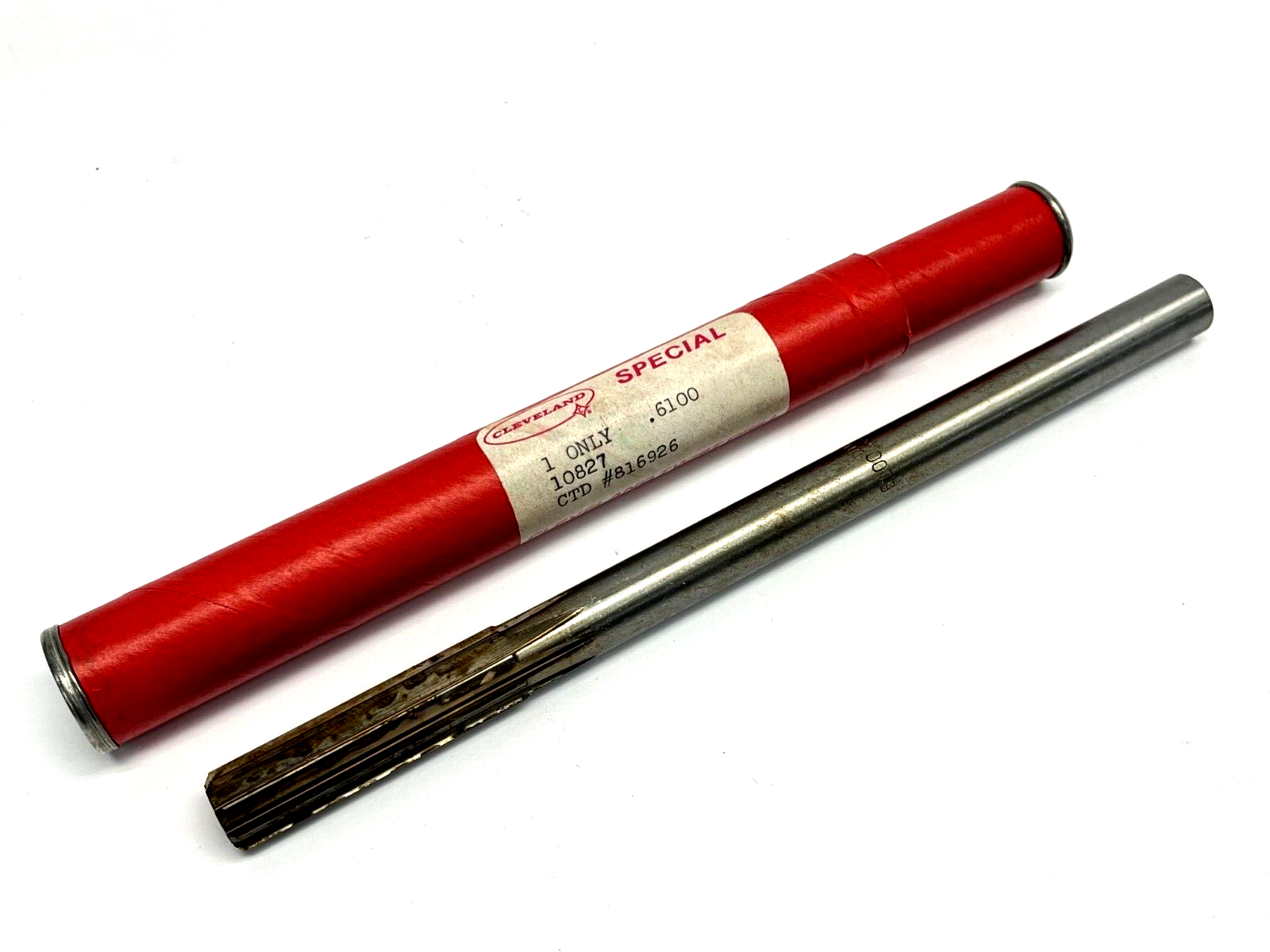 Cleveland Twist Drill 10827 0.610" Straight Fluted Straight Shank Machine Reamer - Maverick Industrial Sales