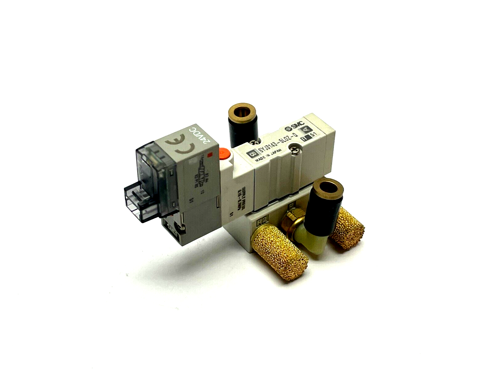 SYJ3143-5LOZ-Q | SMC Solenoid Valve w/ Subplate - Used - Maverick Industrial Sales