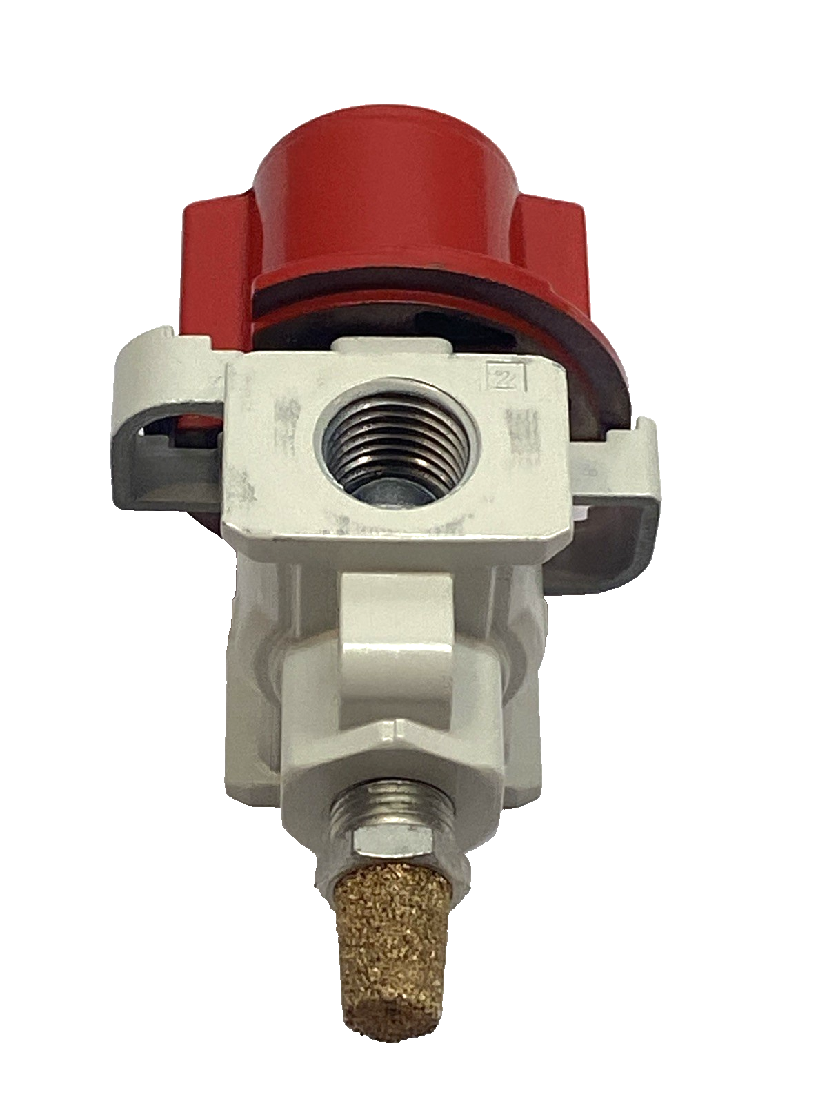VHS20-N02B-Z | SMC Single Action Lockout Relief Hand Valve 3-Port 1/4" NPT- Used - Maverick Industrial Sales