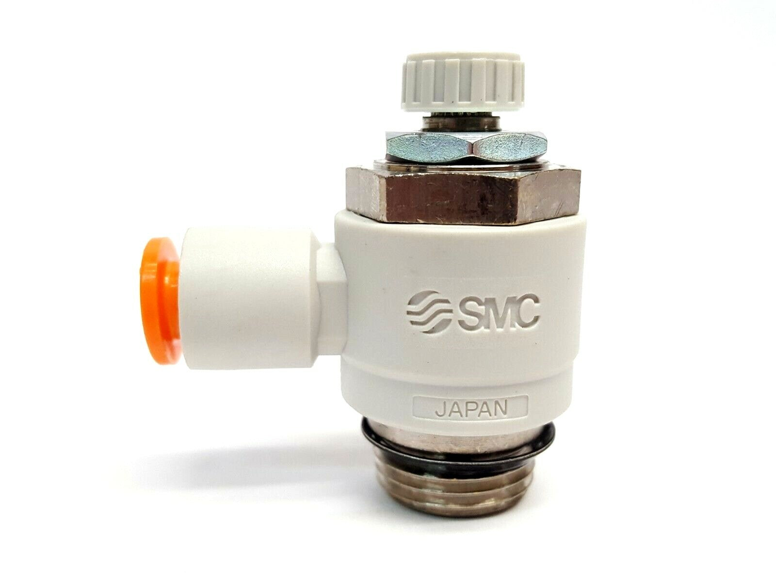 SMC AS3201F-U03-07 Flow/Speed Control Elbow 1/4 Fitting 1/4UNI Port Meter Out - Maverick Industrial Sales
