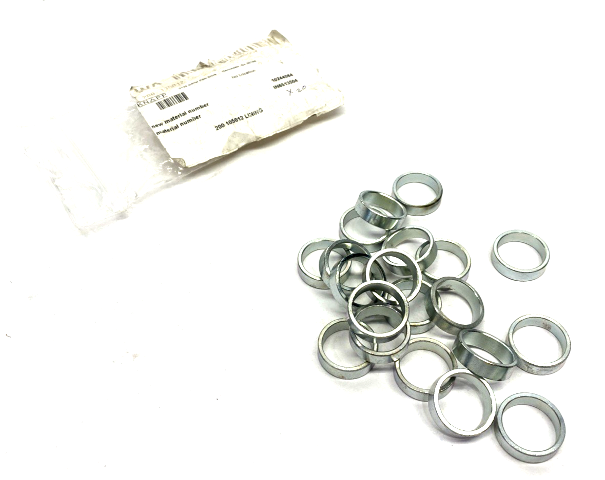 Knapp 10244064 Lining, 21mm I.D. 25mm O.D. 7mm Wide, 200 105012 LOT OF 20 - Maverick Industrial Sales