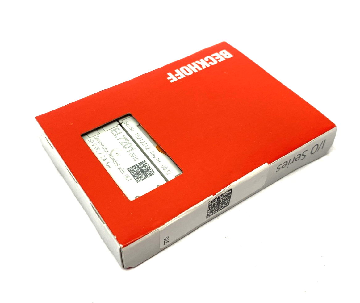 EL7201-0010 | Beckhoff Rev. 0032 EtherCAT Terminal 1-Ch. Motion Interface Servomtr - New - Maverick Industrial Sales