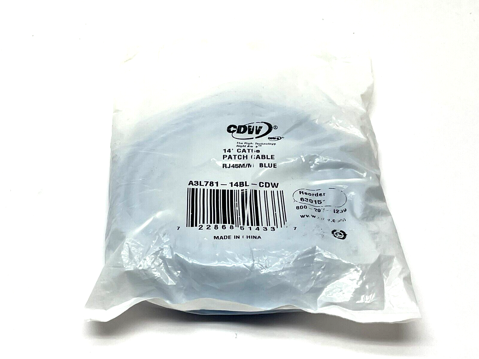 A3L781-14BL-CDW | CDW Patch Cable 14' Length - New - Maverick Industrial Sales
