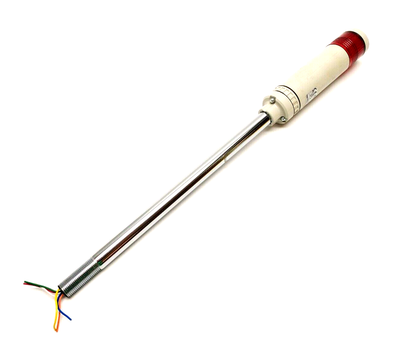 Patlite LCE-102-R Audible Signal Tower Stack Light, Red, 24V AC/DC - Maverick Industrial Sales