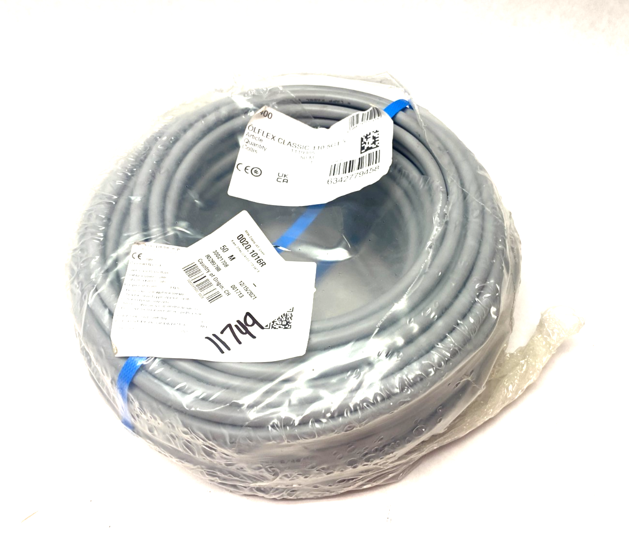 Lapp 1119305 ÖLFLEX® CLASSIC 110 Flexible Power and Control Cable, 50m Roll - Maverick Industrial Sales