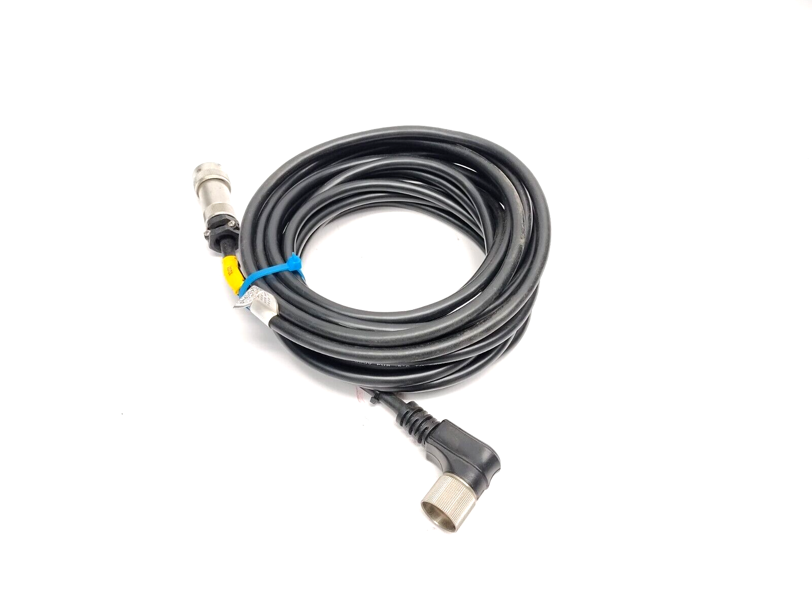 ABB 3HAC14697-1 8-Pin Male To 12-Pin Female Cordset 25FT - Used - Maverick Industrial Sales