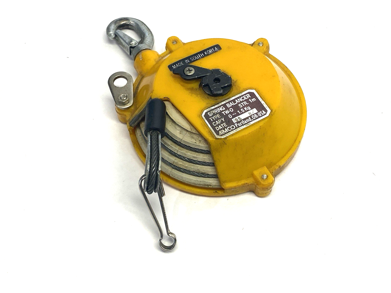 TW-0 | AiMCO Spring Tool Balancer 1m Stroke 0-1.5Kg Capacity- Used - Maverick Industrial Sales