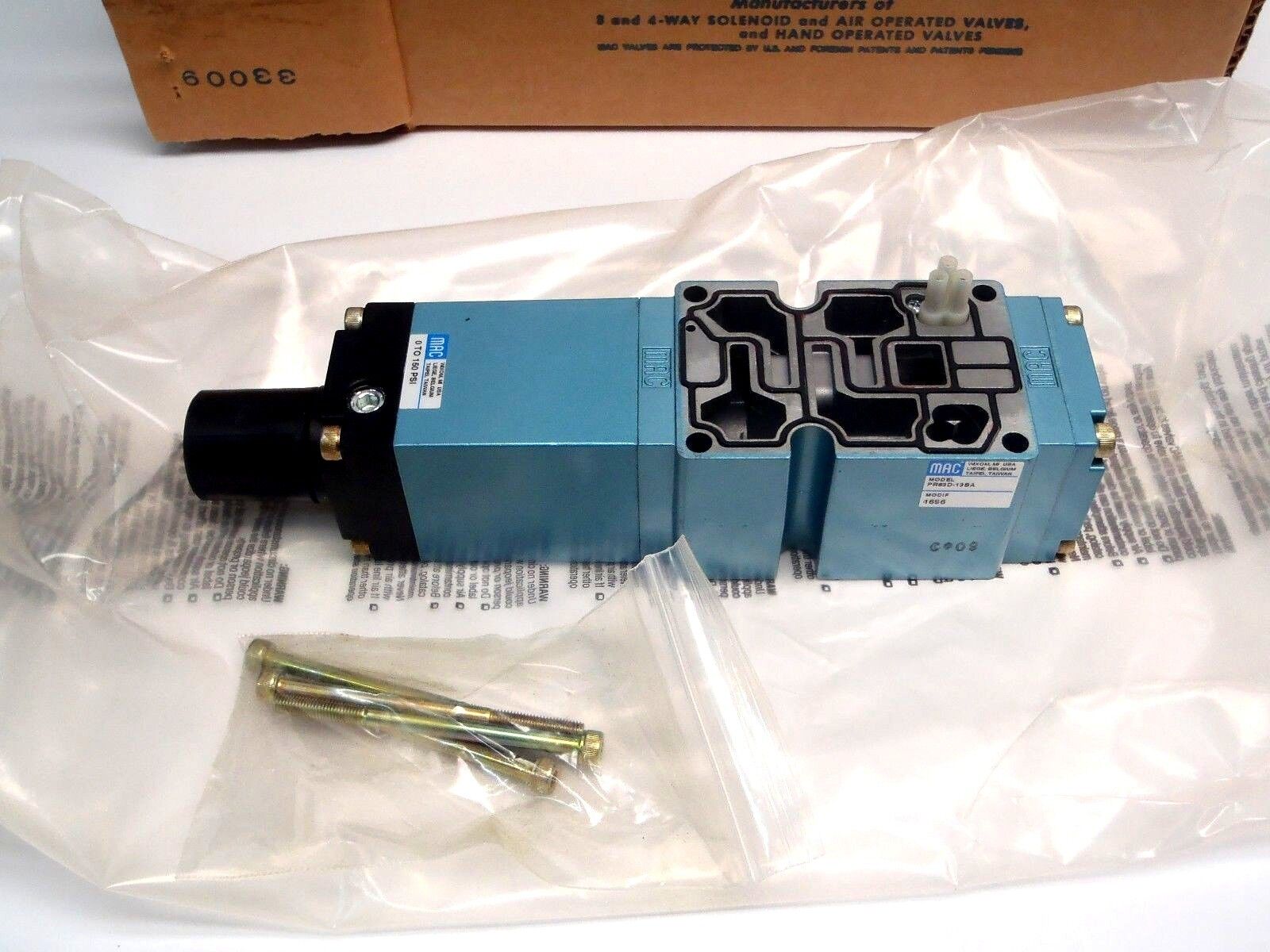 PRD63D-13BA | Mac Valves Regulator Valve 63 Series Modif 1696 0-150 PSI - New Other - Maverick Industrial Sales