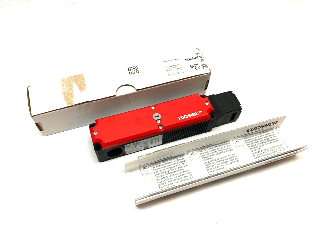 Euchner TP4-4141A024M Auxiliary Release Safety Switch 3x M20 Cable Entry 084275 - New – Open box - Maverick Industrial Sales