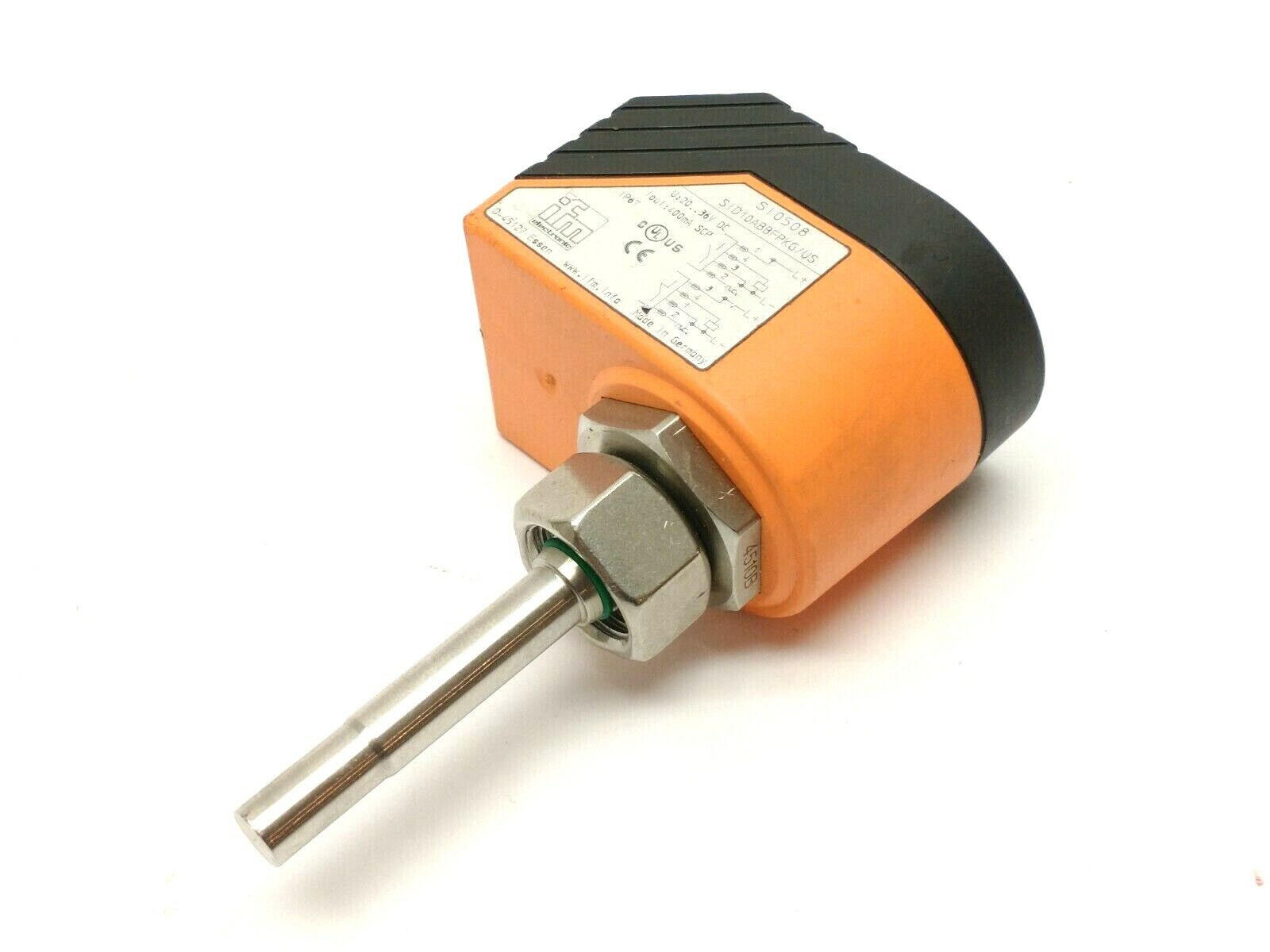 ifm SI0508 Flow Monitor 20-36V DC SID10ABBFPKG/US - For parts or not working - Maverick Industrial Sales