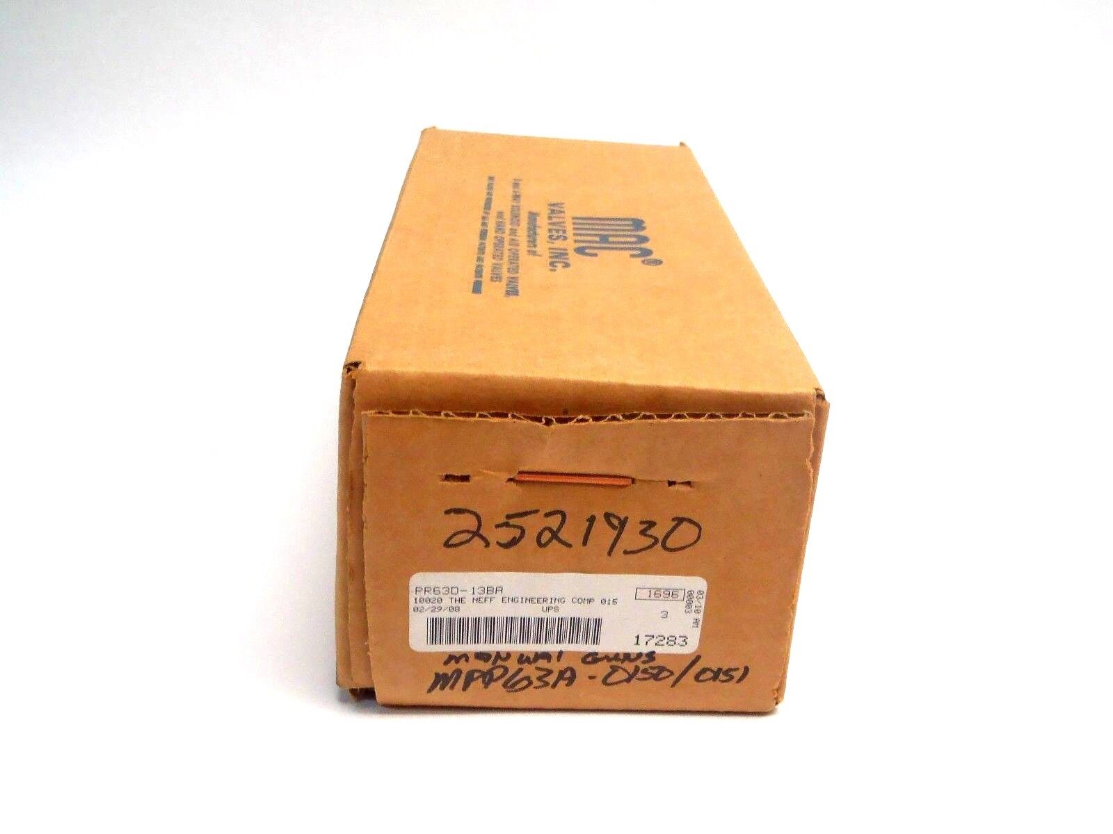 PRD63D-13BA | Mac Valves Regulator Valve 63 Series Modif 1696 0-150 PSI - New Other - Maverick Industrial Sales