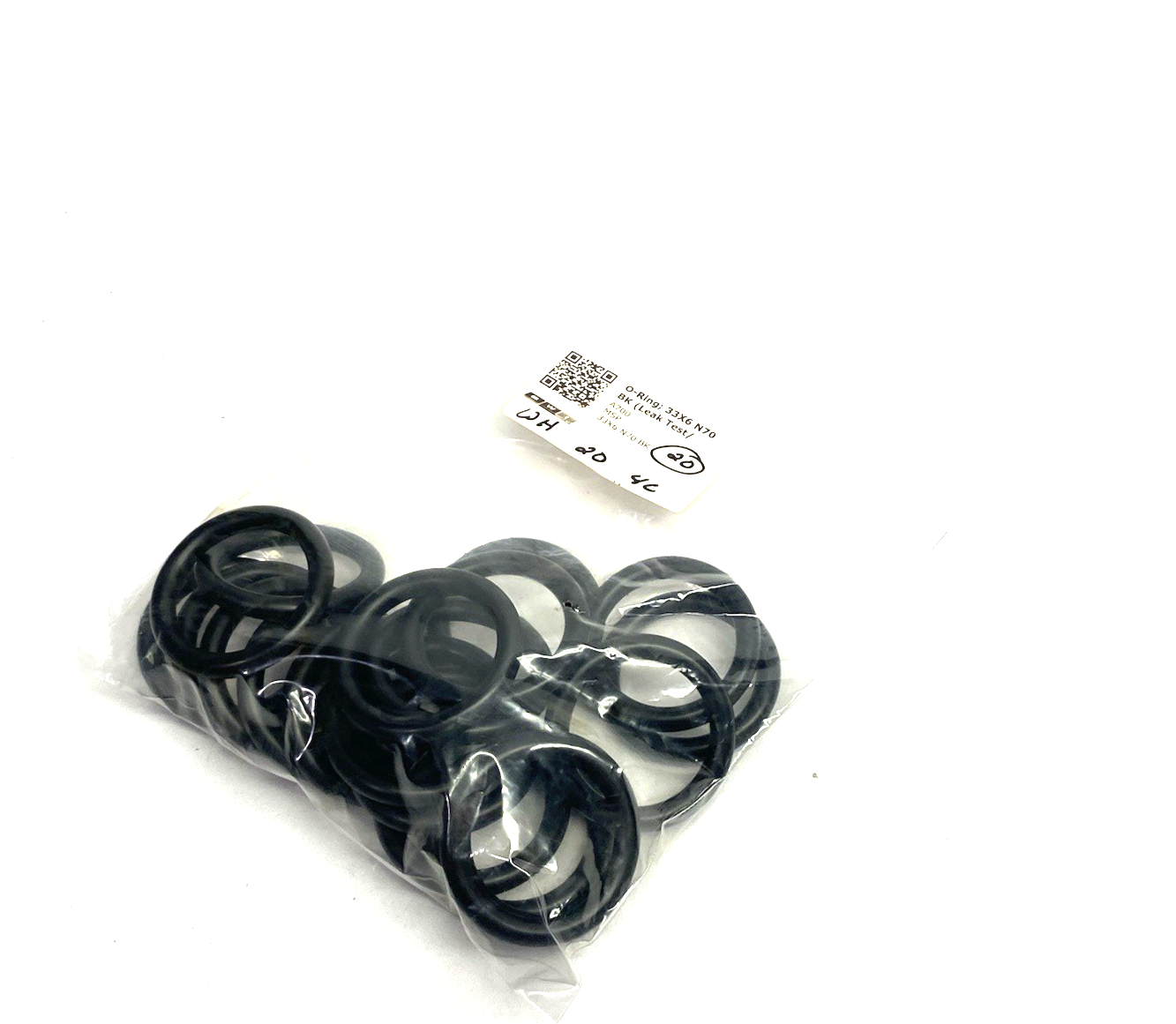 33X6 N70 BK | MSP Seals Custom O-Ring Seal 33mm ID, 6mm Thickness PKG OF 20 - New – Open box - Maverick Industrial Sales