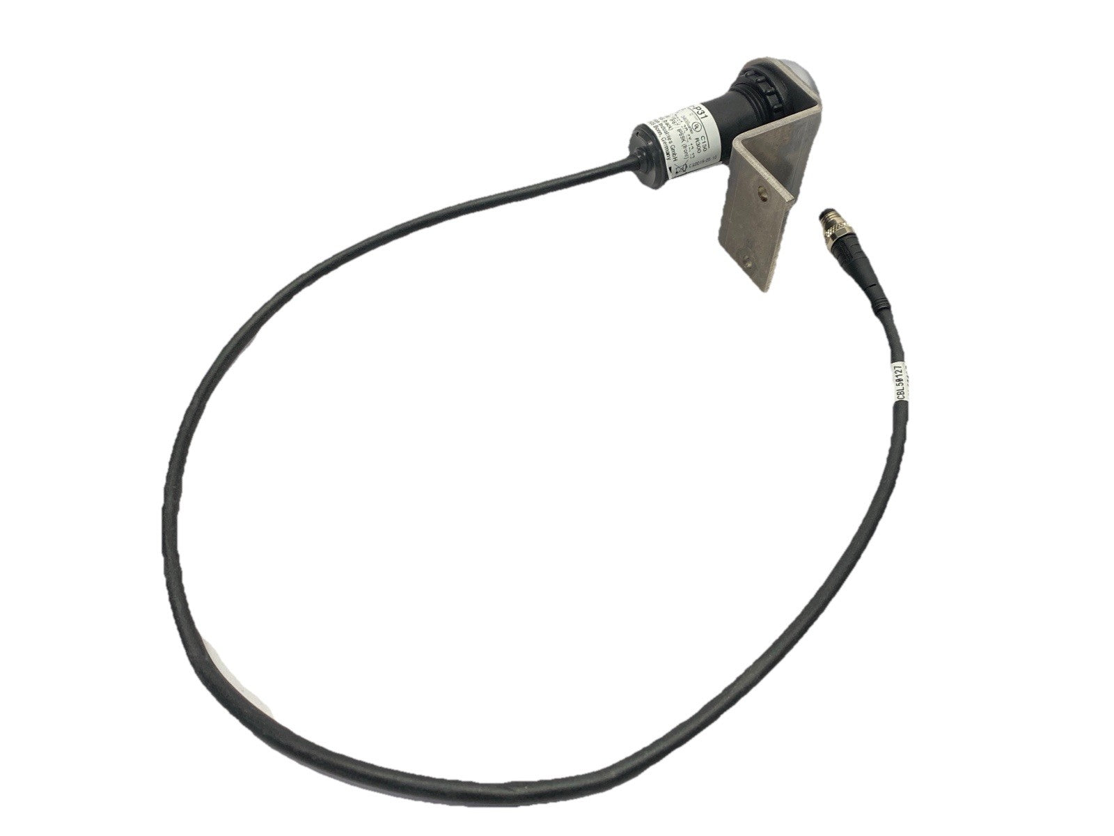 C22-DL-B-K10-24-P31 | Eaton Compact 22.5mm Pushbutton Blue Male M8 4-Pin - Used - Maverick Industrial Sales