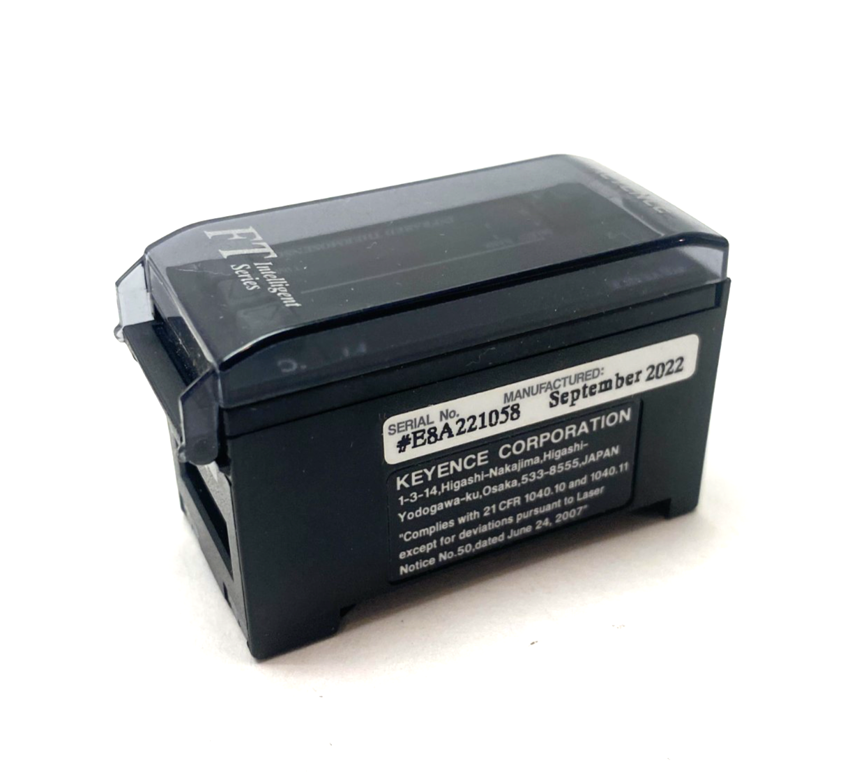 FT-50AWP | Keyence Digital Infrared Temperature Sensor Amplifier, DIN Mount, PNP - Used - Maverick Industrial Sales