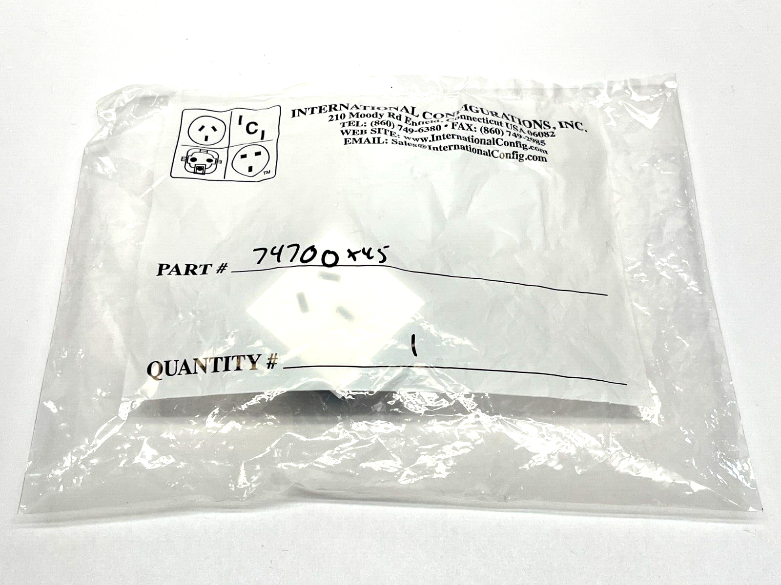 International Configurations 74700X45 China Modular Outlet Type I 10A 250V - New - Maverick Industrial Sales