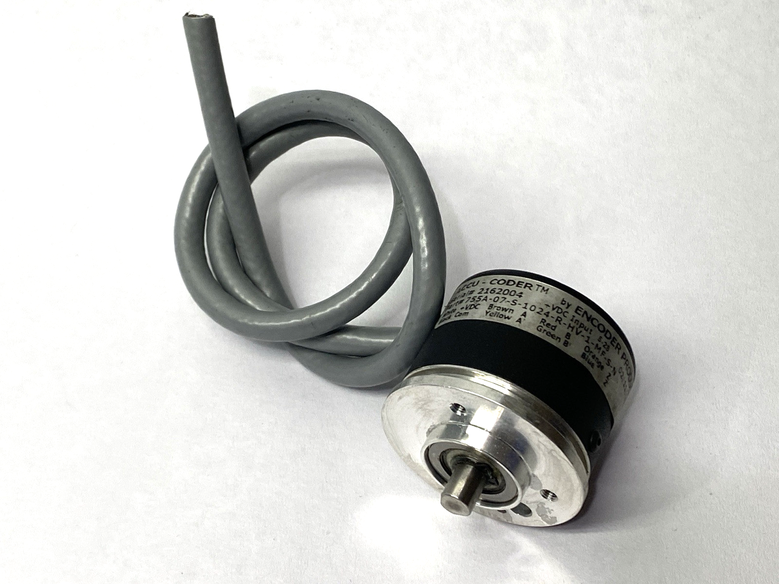 Encoder Products 755A-07-S-1024-R-HV-1-MF-S-N Accu-Coder NO CONNECTOR - For parts or not working - Maverick Industrial Sales