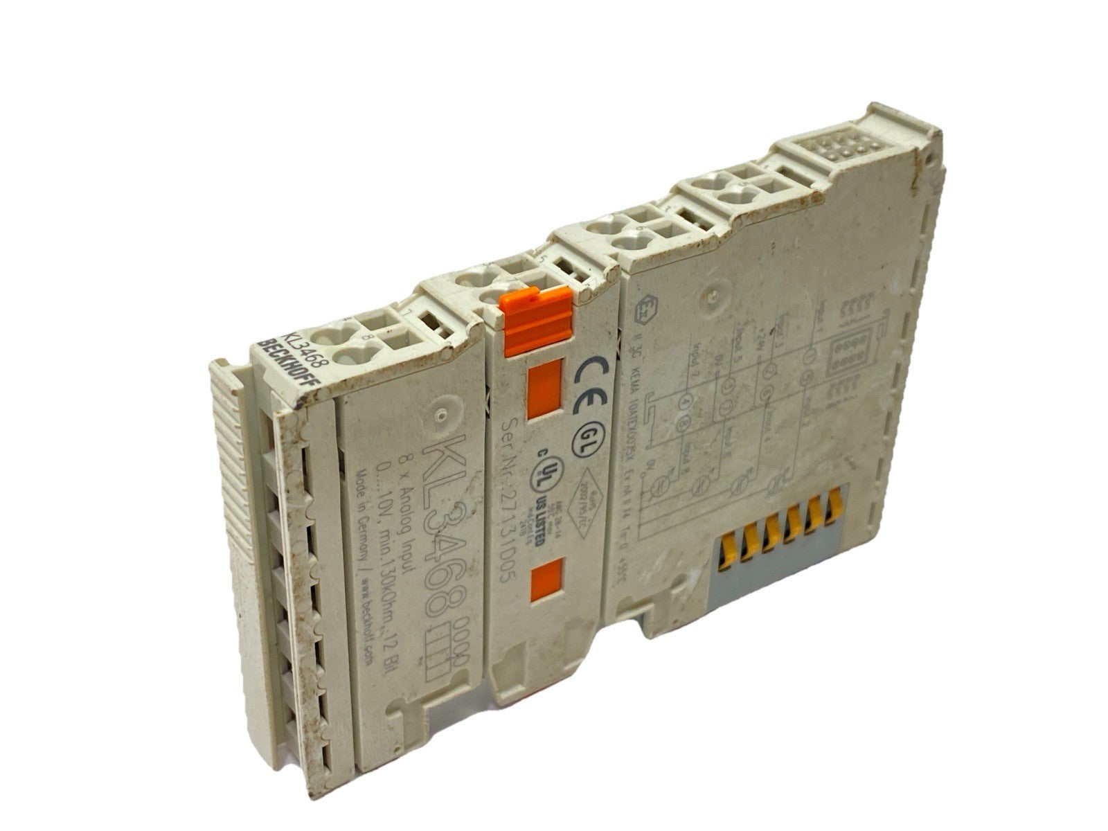 Beckhoff KL3468 8-Channel Analog Input Bus Terminal 12-Bit 0-10V - Maverick Industrial Sales