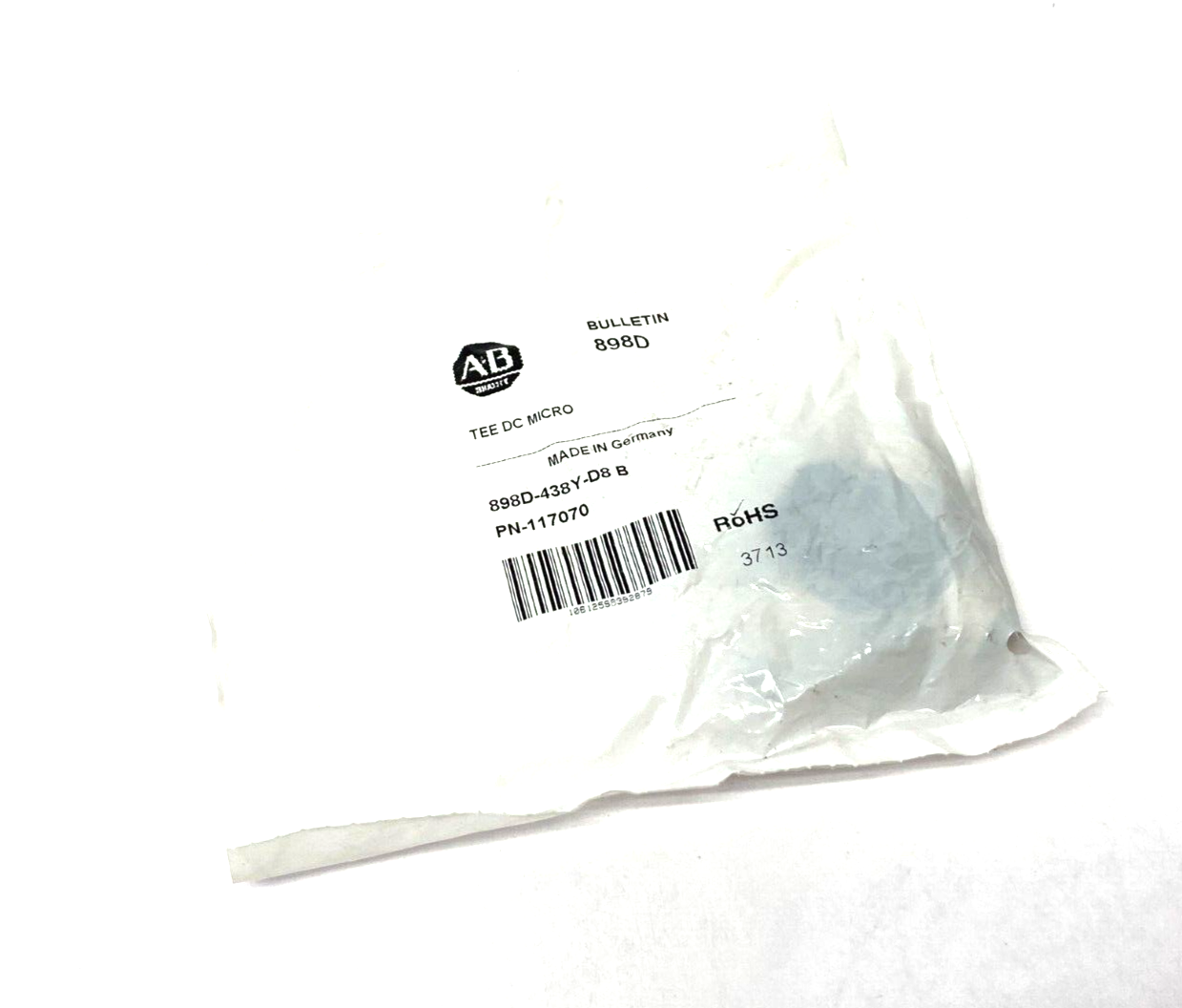 Allen Bradley 898D-438Y-D8 Ser. B Cable Splitting DC Micro Tee Black 5-Pin - Maverick Industrial Sales