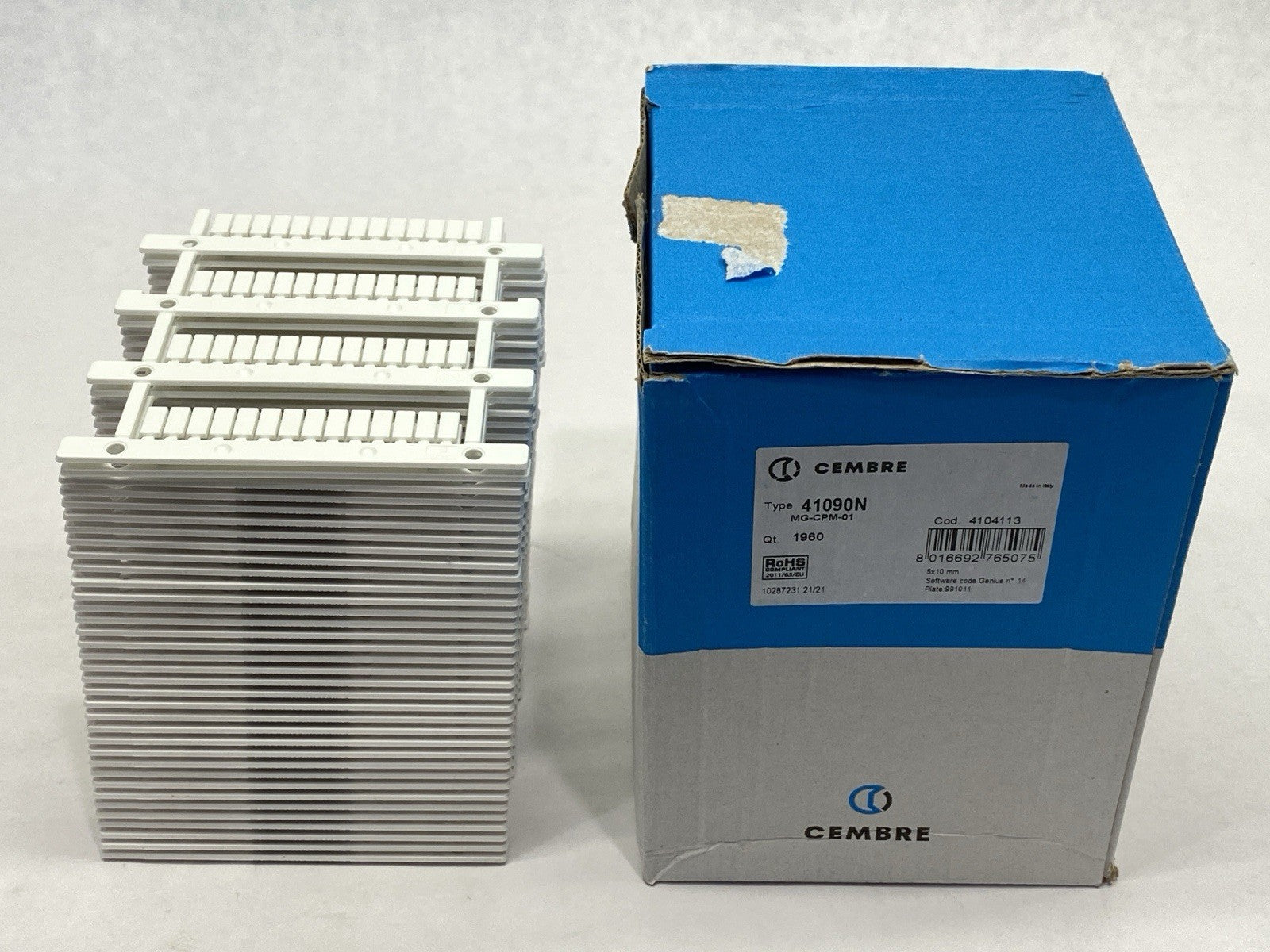 41090N | Cembre Terminal Marker Tags MG-CPM-01 PKG OF 1960 - New – Open box - Maverick Industrial Sales