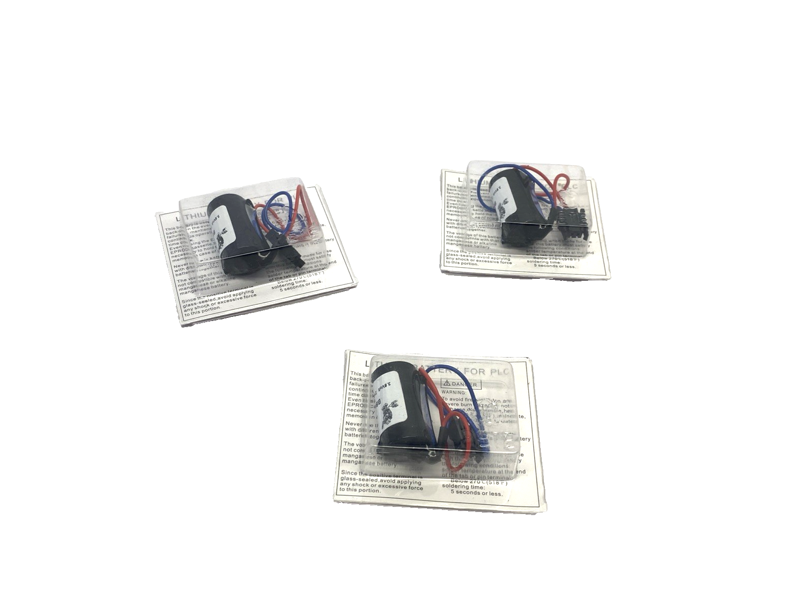 B9670MC | Mitsubishi BatteryGuy Replacement PLC Battery 2100mAh 3.6V LOT OF 3 - New - Maverick Industrial Sales