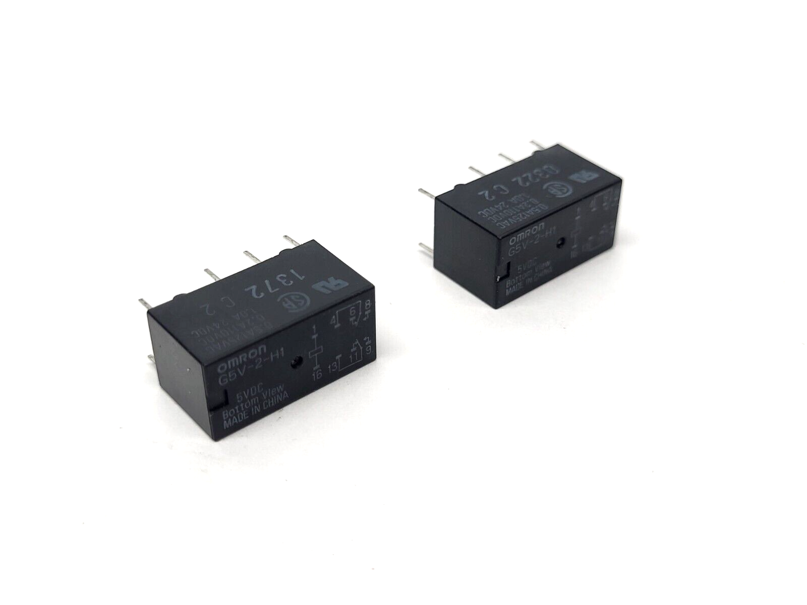 Omron G5V-2-H1 5VDC Relay LOT OF 2 - Maverick Industrial Sales