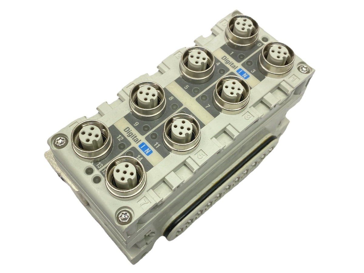 SMC EX600-DXPD Serial Interface Digital Input Module (16), PNP, 8 x M12 - Maverick Industrial Sales