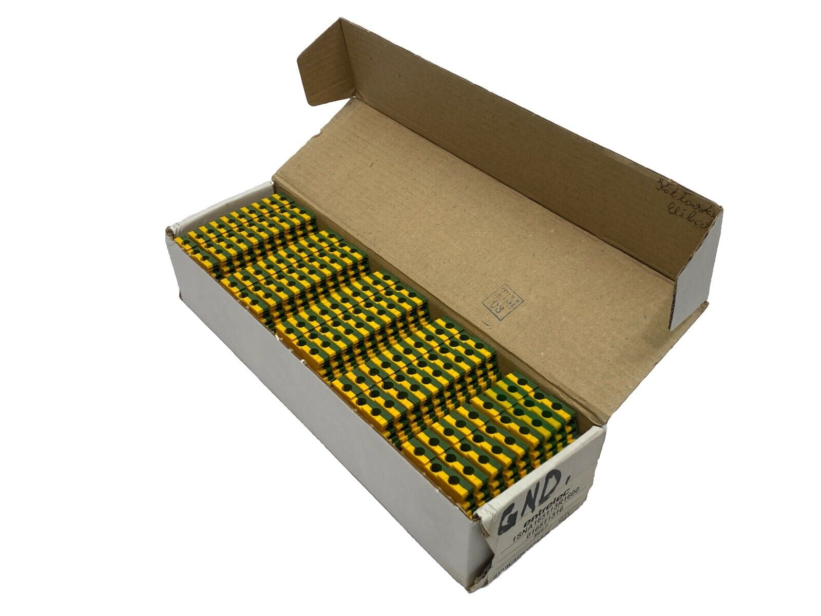 1SNA165113R1600 | Entrelec Ground Terminal Block M4/6.P PKG OF 50 - New – Open box - Maverick Industrial Sales