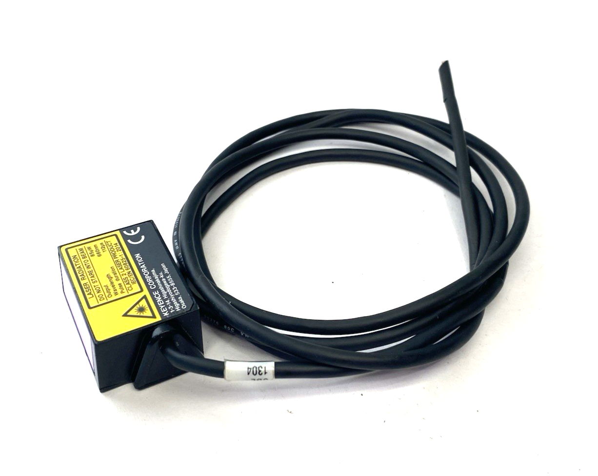 Keyence BL-1301 Ultra Small Digital Barcode Reader, Front Raster, CUT CONNECTOR - Maverick Industrial Sales