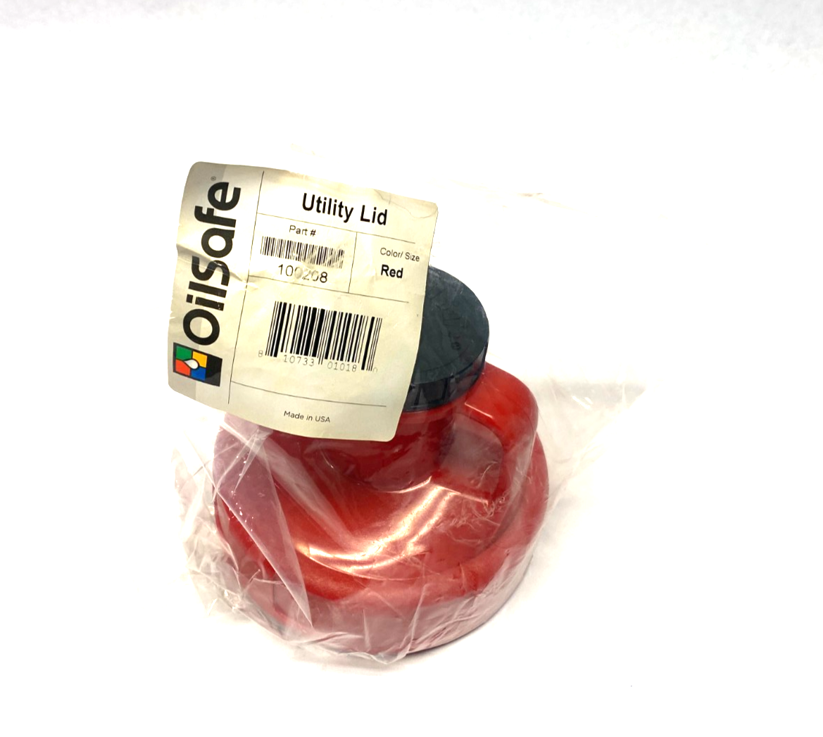 100208 | Oilsafe Multipurpose Utility Lid, 48mm Opening, Red - New - Maverick Industrial Sales