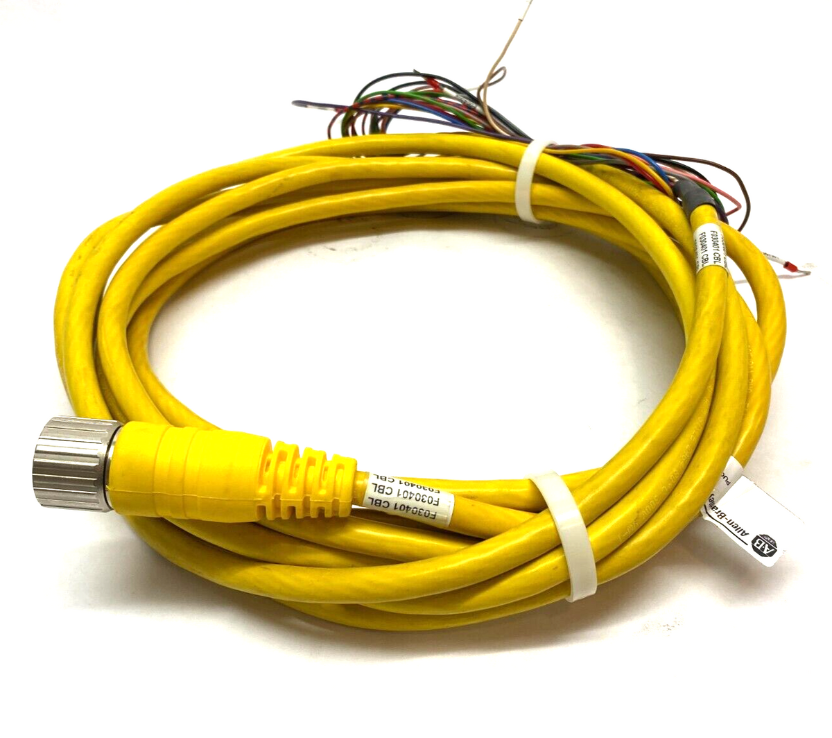 889M-F12AH-10 | Allen Bradley Ser. A Single Ended Cordset M23 12-Pin 20' Length - Used - Maverick Industrial Sales