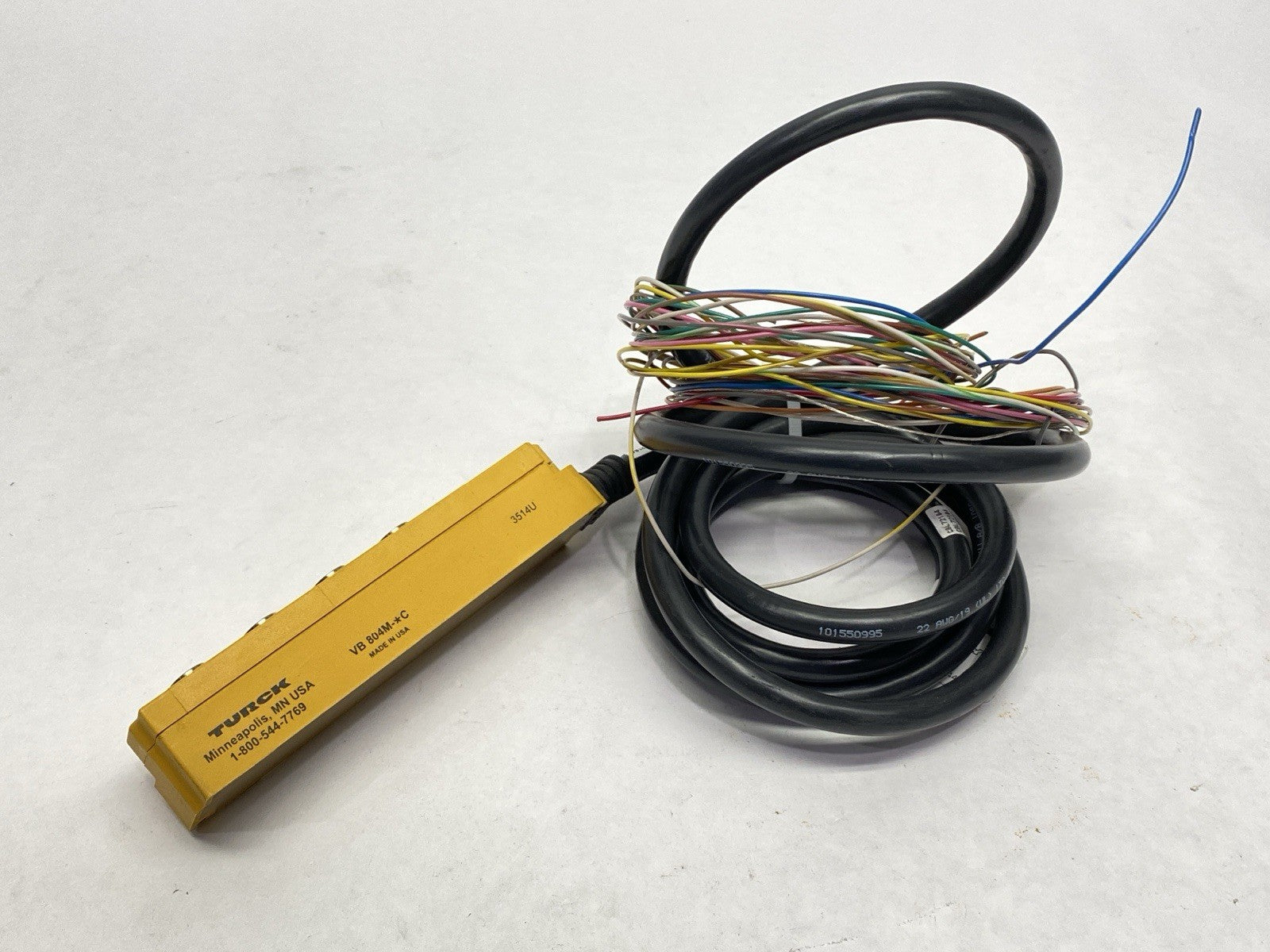 Turck VB 804M-5C Distribution Box 8-Port M8 4-Pin 3514U - Maverick Industrial Sales