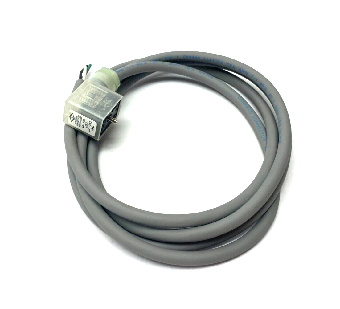 Canfield Connector Valve Plug Cordset 6' Length 3-Wire 48-120VDC/100-240VAC - Maverick Industrial Sales