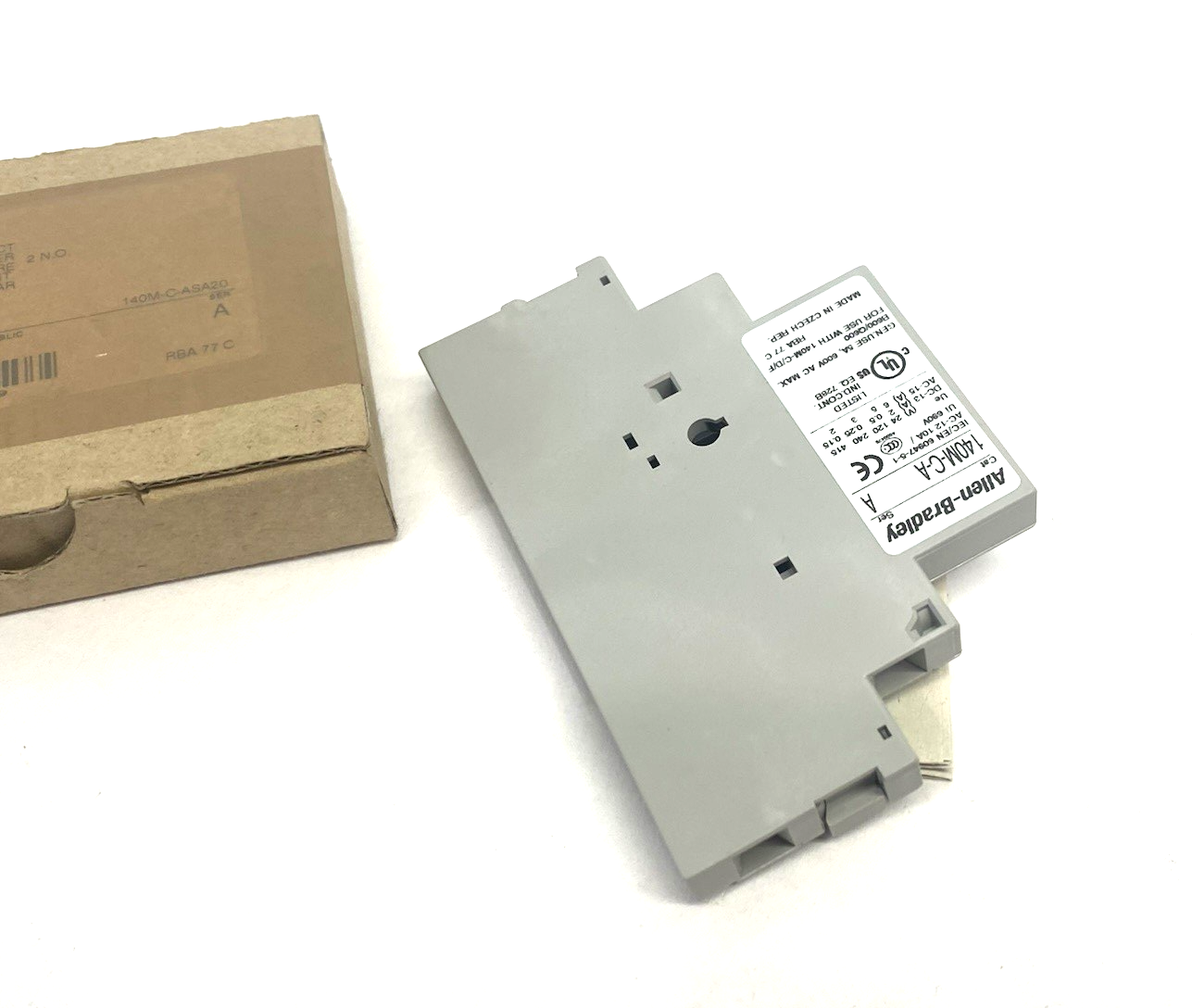 140M-C-ASA20 | Allen Bradley Ser. A Auxiliary Contact, Front Mount, 2 NO- New – Open box - Maverick Industrial Sales