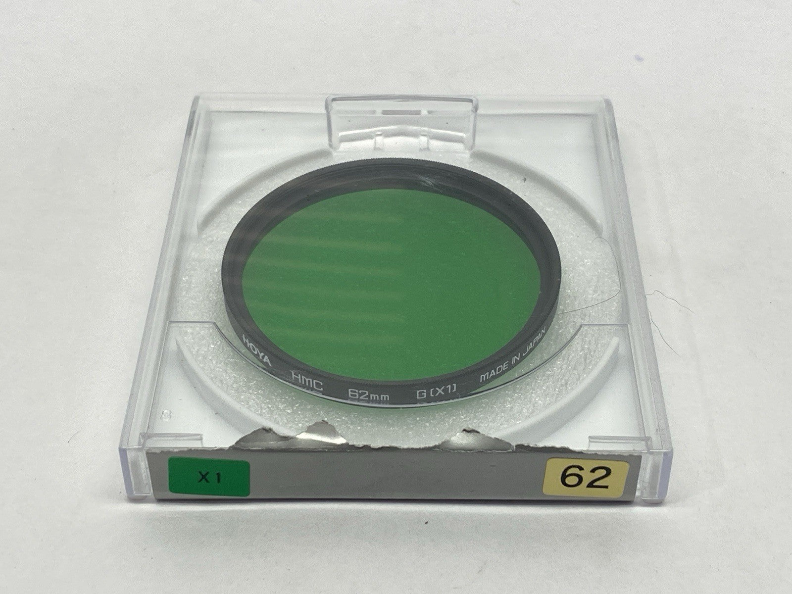Hoya MTD HMC Green Lens Filter 62 x 0.75mm - Open box - Maverick Industrial Sales