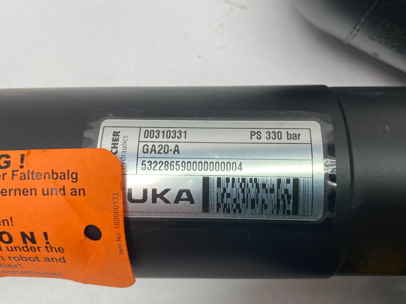 Kuka GA20-A Robot Counterbalance System Assembly 00310331 - Maverick Industrial Sales