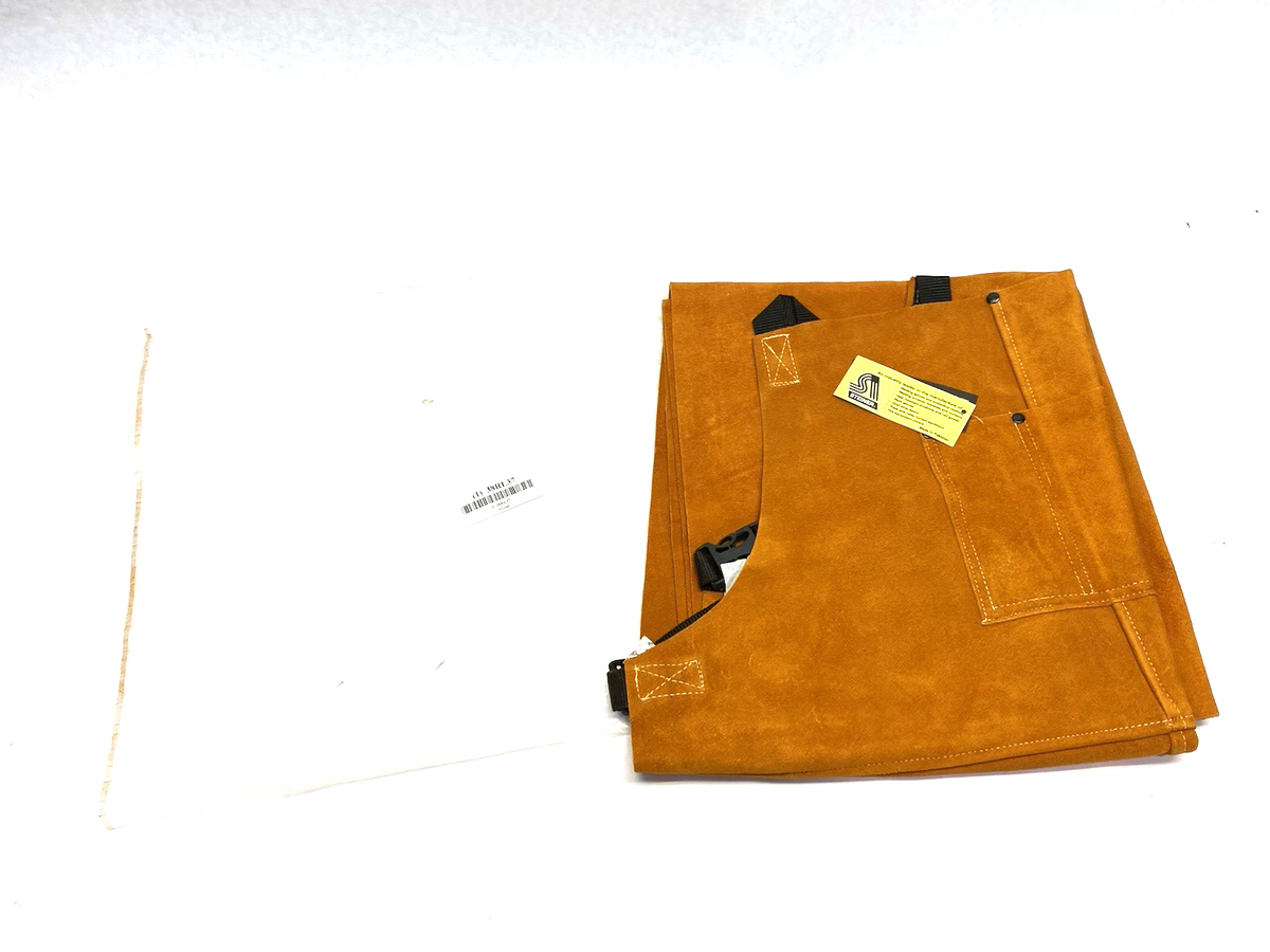 Steiner 92166 Premium Side Split Cowhide Bib Apron 24" x 42" Made with Kevlar® - Maverick Industrial Sales