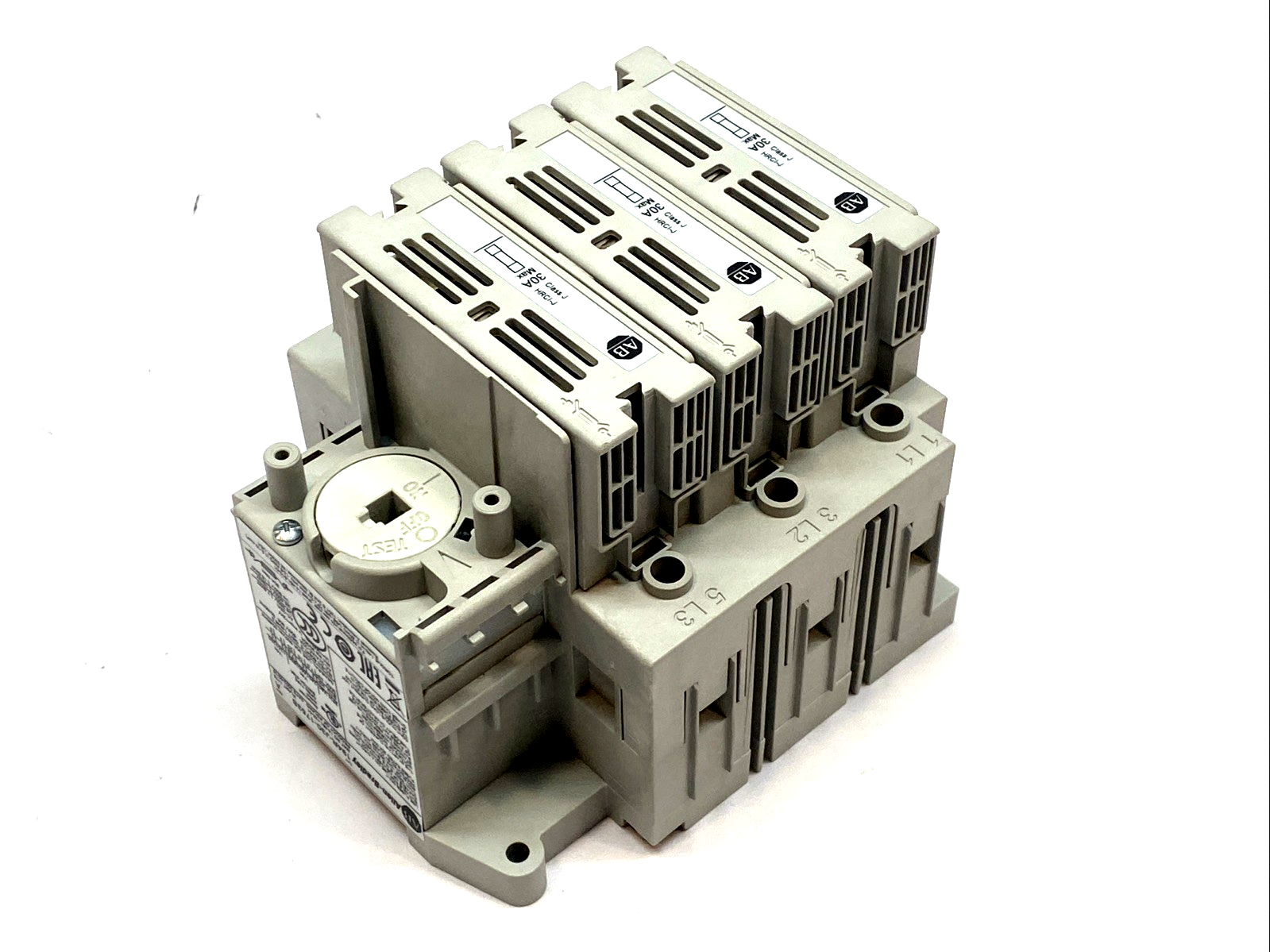 194R-J30-1753S | Allen-Bradley Fused Disconnect Switch 30A 3-Pole Class J SER A - New – Open box - Maverick Industrial Sales
